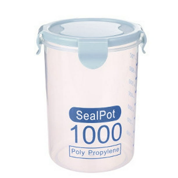 Sealed Plastic Kitchen Storage Box Transparent Food Can Nordic Organizer Tools